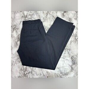 Van Heusen Men's 30 X 30 black Dress Pants Slim Classic office workwear
